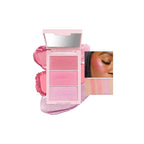 3D Blush Palette, Multi-Use Makeup Powder Pink Blush Palette Makeup Cream Blush For Cheeks, Lightweight, Smooth, Blendable, Contour & Highlight Face for Shimmery Or Matte Finish, #04 Pink