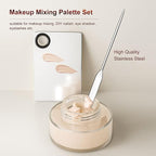 Professional Stainless Steel Makeup Palettes Makeup Spatula set,