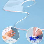 5PCS Acrylic Paint Palette Clear Paint Pallet,Transparent Non-Stick