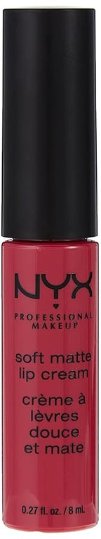 NYX PROFESSIONAL MAKEUP Soft Matte Lip Cream, Lightweight Liquid Lipstick - Prague (Matte Merlot)