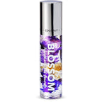 Blossom Roll on Lip Gloss, Scented Clear High Shine Moisturizing Lip Oil, Non Sticky, Infused with Real Flowers, Made in USA, 0.2oz, Coconut