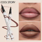 COOL STORY Matte Lip Liner Pencil - Waterproof, Non-Fading, Long-Lasting Plump Effect for Fuller Lips Makeup, Soft & Smooth Texture Easy Glide Lipstick (11#, Pack of 1)