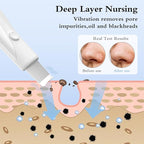 Skin Scrubber Face Spatula Skin Spatula Pore Cleaner Blackhead Remover Tools for Facial Deep Cleansing Skin Care Tool for Men and Women (White)