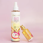 Pacifica Island Vanilla Spray Perfume & Hair and Body Mist Set – Tahitian Vanilla Clean Fragrance Duo, Essential Oil Blend, Alcohol-Free Hair/Body Mist Clean Beauty 100% Vegan & Cruelty-Free