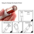 tuokiy Facial Hair Remover Replacement Heads for Finishing Touch Flawless Women's Painless Hair Remover