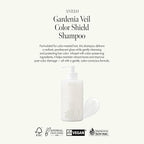 Gardenia Veil Color Shield Shampoo – Color-Treated Hair Care with Vegan Collagen, Protein Complex & White Bloom – Shine Enhancing, Damage Repair, Sulfate & Silicone-Free – 300ml / 10.1 fl oz