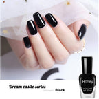 Non Toxic Nail Polish Set, Easy Peel Off and Fast Dry NailPolish Set for Pack, Eco Friendly & Organic Water Based Nail Polish for Women,Teens (6 Bottles)