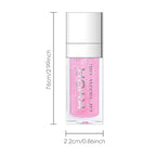 Magic Color Changing Lip Oil, Ph Temperture Changing Plumping Magic Hydrating Lip Oil Gloss, Smooth Lip Lines Plump Lip, Plumping Clear Glossy Tinted Balm Care 0.2Fl oz #Pearl Shimmer