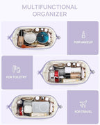 Telena puffer makeup bags for