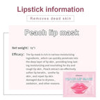 4 In 1 Peach Lip Care Kit With Lip Exfoliator Scrub And Moisturizer, Peach Scrub Bubble, Hydrating Lip Mask, Lip Scrubs Gentle Exfoliating, Instant Moisturizing, Lip Balm Hydrating For Very Dry Lips