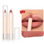 8 Colors High Pigmented Smooth Matte Lip Liner Pencil, Waterproof Velvet Lipstick Pen, Professional Lip Liner for Girls and Women (05)