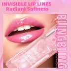 Magic Color Changing Lip Oil, PH Temperature Color Change Lip Glow Oil Plumping Lip Gloss with Big Brush, Non-sticky Moisturizing Lip Primer (2 packs)