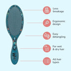 Wet Brush Original Detangler Hair Brush, Anna & Elsa (Disney Love), Ultra-Soft IntelliFlex Bristles, Detangling Bristles Glide Through Tangles (Wet Dry & Damaged Hair), Women & Men