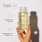 OUAI Fine Shampoo - Volumizing Shampoo with Strengthening Keratin, Biotin & Chia Seed Oil for Fine Hair - Delivers Clean, Weightless Body - Paraben, Phthalate & Sulfate Free Hair Care (10 Fl Oz)