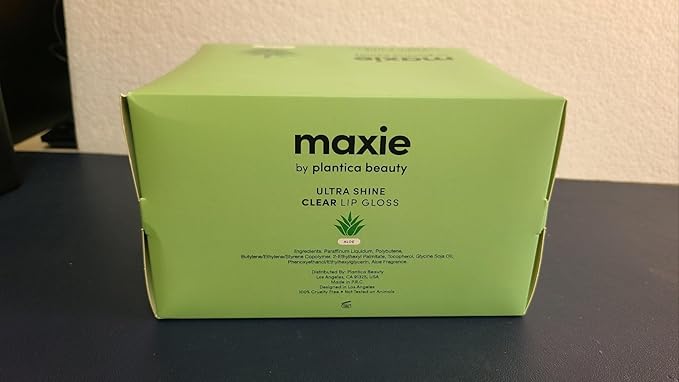 Maxie by Plantico Beauty Clear Lip Polish bulk (12 Pieces) CLEAR/ALOE (ALOE, 3 PCS)