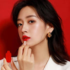 FZBNSRKO Lip Gloss Tubes, 10pcs 8ml Empty Refillable Bottles, Wineglass Shaped Containers for Women Girls, Reusable, Portable, Transparent and Red