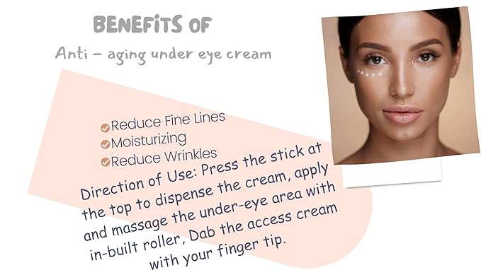 Anti-Aging Under Eye Cream With Jojoba Oil And Vitamin E 15 ML/0.5Oz