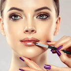 Lip Brush Professional Make Up Brush Travel Lipstick Gloss Wands Applicator Cosmetic Tool Kits, Cruelty-Free & Vegan, Precise Application (L304)