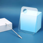 Makeup Palette Tray, Acrylic Foundation Palette with Spatula Tool, Makeup Mixing TrayApply for Foundation Eye Shadow Lipsticks Nail Art Professional Pigment Blending