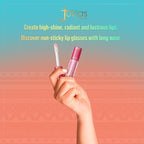 Juvia's Place Lip Gloss So Glazed - Clear, Pink Shimmer, 16 oz, Plump, Glides on Richly Glossy and Smooth, Long Lasting Non-Sticky Luscious High Shine