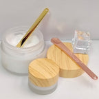 3 Pieces Alloy Makeup Spatula Eye Cream Spoon Beauty Scoop Mini Spoon Makeup Beauty Spoons Mini Cosmetic Skincare Spatula for Cream Lotions, 3.54 x 0.43 inches, Gold, Silver, Rose-Gold