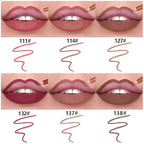 6-Color Velvet Matte Lipstick Pencils Pack for Lips Makeup, Ultra Smooth Creamy Hydrating, Long-Lasting High lmpact Color Soft Finish, Moisturized Lips (6Pcs Matte Lip pencils Set-E, Pack of 1)