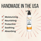 Grass Fed Beef Tallow & Goat Milk Body Lotion for Sensitive Skin, Organic Tallow Lotion - Soothes Dry Patches, Goat Milk Moisturizer - Handmade Tallow Body Lotion (Oatmeal & Honey, 8 Oz)