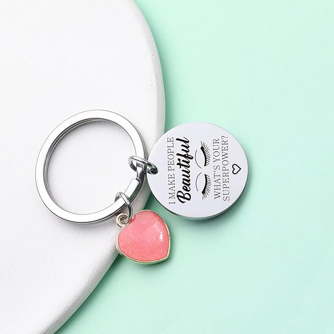 Lashes Keychain Lashes Girl Gift Eyelashes