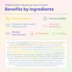 Watermelon Moisture Sun Cream, Sunscreen,