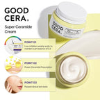 HOLIKA HOLIKA Good Cera Super Ceramide Cream | Soothing Facial Cream & Skin Moisturizer | Ceramide Cream Korean Moisturizer for Face | Deeply Nourishing Face Cream for Dry Skin 2.02 fl oz