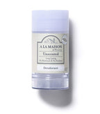 A La Maison de Provence Natural Aluminum-Free Deodorant | Unscented | Traditional French Milled Formula | Long Lasting Safe and Effective | Free of SLS, Parabens and Sulfates (3 Pack)