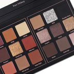 Prism Makeup Matte Eyeshadow Palette Pro 18 Colors Pigmented Shimmer Glitter Eye Shadow Palette, Long Lasting Waterproof Smokey Powder Cosmetics Halloween Makeup Kit (01# Seductress)