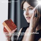 Anti-age under eye masks - With Hyaluronic Acid, Collagen & Vitamin C. Natural gel eye masks, under eye gel patches for dark circles & puffy eyes. Anti wrinkle skincare, hydrating & soothing. 20 pairs