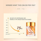 Collagen Six Peptide Dissolve Striation Three Color Eye Cream Eye Bags Hydrating Face Skin 60g / 2.03fl.oz