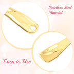 3 Pcs Facial Spatula Sticks Mini Metal Makeup