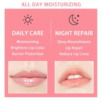 3 Pcs Bee Lip Balm Honey Pot, Honey Strawberry Watermelon Lip Mask Overnight, Moisturizing Sleeping Lip Mask, Hydrate Repair Prevent Dry Cracked Lip Care (Honey+Strawberry+Watermelon)