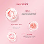 Retinol Eye Cream For Dark Circles And Puffiness, Repair Under Eye Retinol Cream with Hyaluronic Acid and Collagen, Smooth Fine Lines, Wrinkles, Bags & Dark Spots, Tightens Eye Skin Care(Retinol)