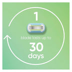 Gillette Venus Extra Smooth Women’s Razor Blades, 5-Bladed Razor Refills, 8 Count