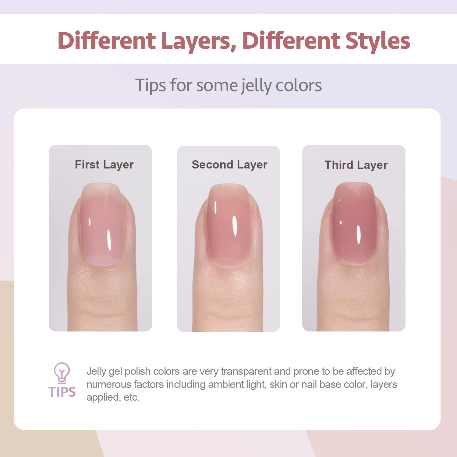 GAOY 42 Pcs Gel Nail Polish Kit, Jelly Nude Glitter Navy Blue Colors All Seasons UV Gel Nail Polish Set with Glossy & Matte Top Coat and Base Coat for Salon and DIY Manicure at Home