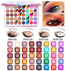 All-in-one Holiday Make up Gift Set | Makeup Kit for Women Full Kit Essential Starter Bundle Include Eyeshadow Palette Lipstick Blush Foundation Concealer Face Powder Mascara Lipgloss Brush
