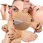 TsMADDTs Professional Stainless Steel Tweezers for Women and Men, 7 Pack Precision Tweezers for Eyebrows with Curved Scissor and Eyebrow Razor for Ingrown Hair