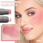 Cream to Powder Blush Stick, High Impact Color, Moisturizing Face Makeup (01#, 1 Count (Pack of 1))