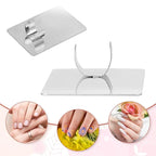 Beauty Spatula, Stainless Steel Makeup Spatula Korean Set Mixing Palette Korean Spatula Set Professional Foundation Cosmetic Palette Nail Art Makeup Tool for Eye Shadow Nail DIY Art