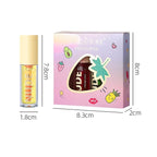 Hydrating Lip Glow Oil Plumping Lip Tint Fruit Hydrating