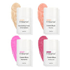 Frilliance Illuminating Cream, Hydrating Highlighter & Blush Vault Bundle, (4 Pack - Rosy Glow, Very Berry, Think Pink, Self-Glow, 30 ml / 1 fl oz each) Cruelty Free Hypoallergenic for All Skin Types