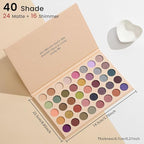 40 Girds Matte Shimmer Colorful Eyeshadow Palette