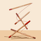 Lip Liner Set, 12Pcs Pure Natural Oak Brown Pink Red Series Lip Liners, Smooth and High Pigmented Lip Makeup Pencil