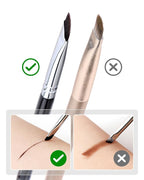 Eyeliner Brush, EIGSHOW Sickle Angled Gel Eyeliner Makeup Brush for Precise Eye Liner, Eyebrow, Eyelid with Ultra Thin Curved Vegan Bristles (E865)