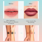 Peel Off Lip Liner Stain Velvet Tint – Long-Lasting, Moisturizing, Non-Sticky Matte Lip Lacquer, Highly Pigmented, Smudge-Proof Liquid Lipstick Makeup (orange color)