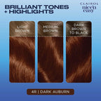 Clairol Nice'n Easy Permanent Hair Dye, 4R Dark Auburn Hair Color, Pack of 1